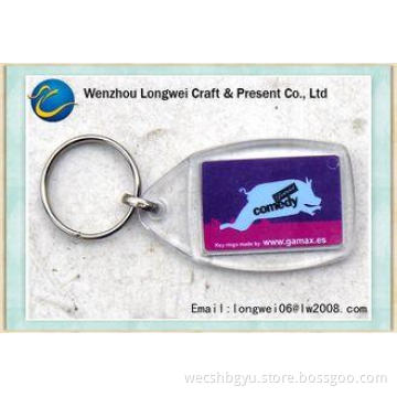 Blank Souvenir Crystal aAcrylic Keychain / Plexiglass Keych